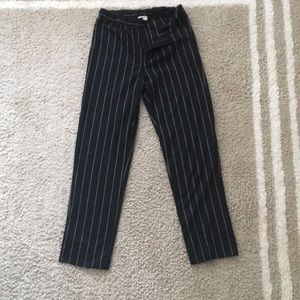 Brandy Melville Black pin striped pants